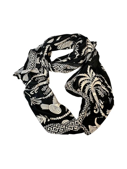 foulard donna fantasia nero Pahiesa Formentera | FU2023150